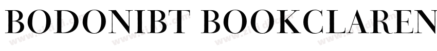BodoniBT BookClarend字体转换
